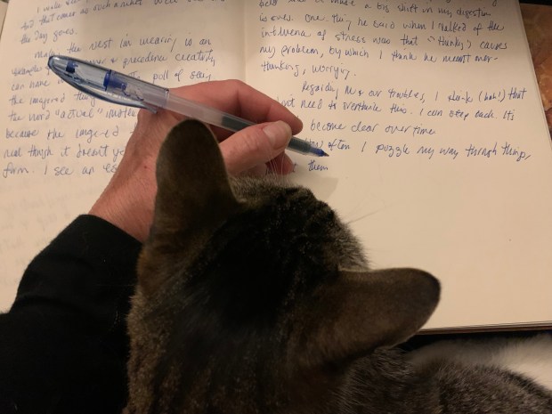 La magia y el misterio de hacer manualidades con colores, formas y palabras en papel es un proceso de descubrimiento. (Patrice Vecchione - Monterey Herald).