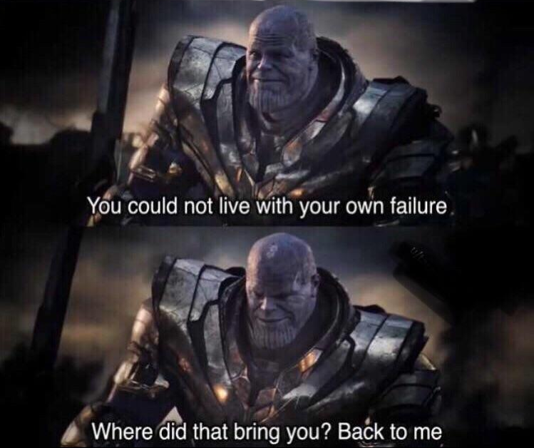 Thanos regresó a mí