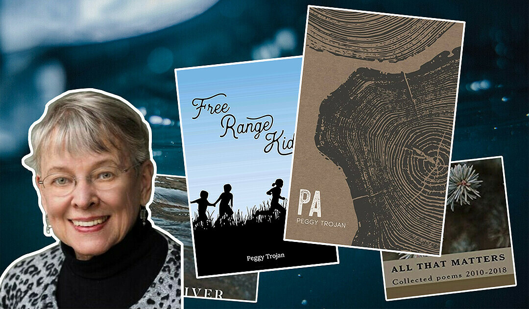ABRIL ES EL MES NACIONAL DE LA POESÍA.  Conozca a la poeta Peggy Trojan, de 91 años, quien leerá en la Biblioteca LE Phillips Memorial en abril.  (Fotos enviadas)