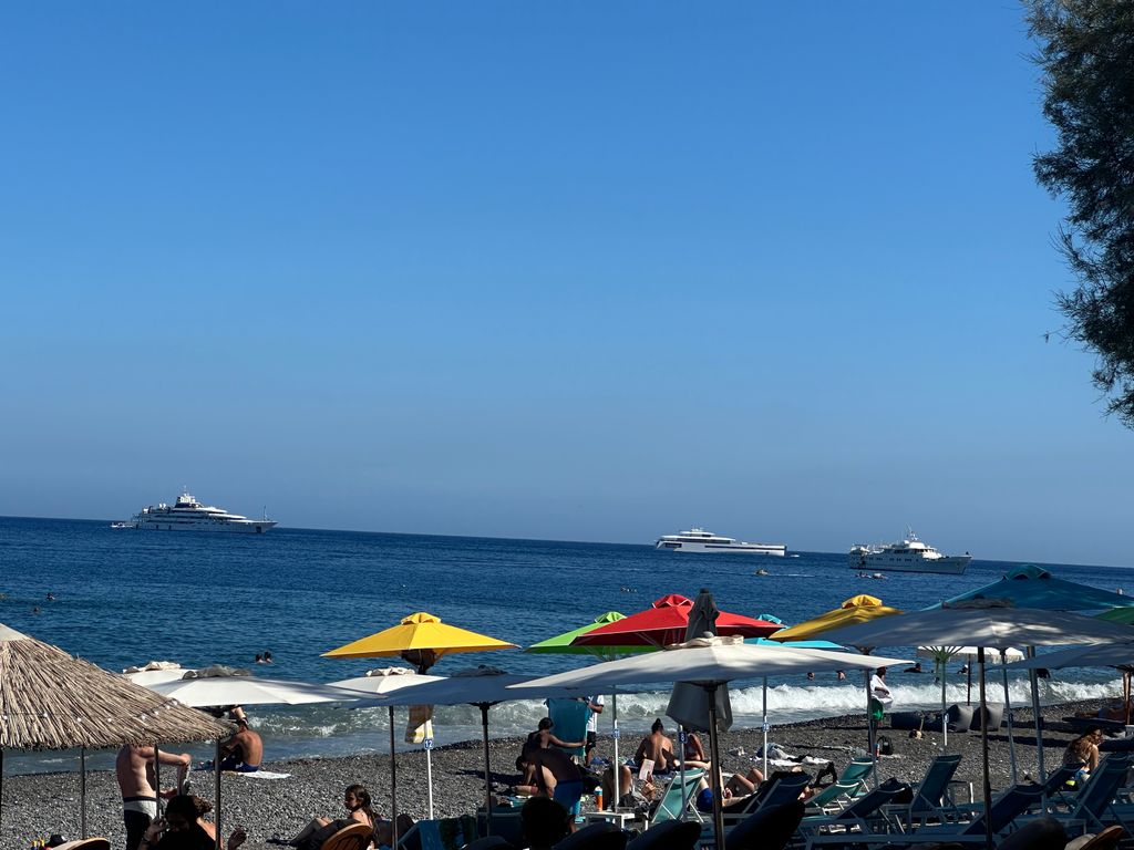 Tres lujos en el mar