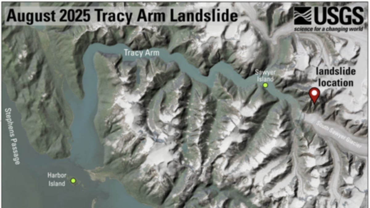 Deslizamiento de tierra del brazo de Tracy