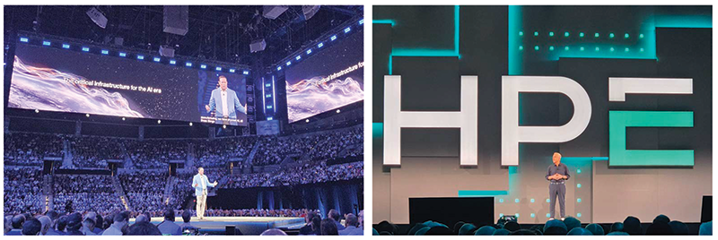 Los directores ejecutivos de Cisco y HPE, Chuck Robbins y Antonio Neri, se dirigieron a las partes interesadas en las conferencias anuales Cisco Live y HPE Discover en junio de 2026. Ambas conferencias se llevaron a cabo en Las Vegas y asistieron decenas de miles de personas.